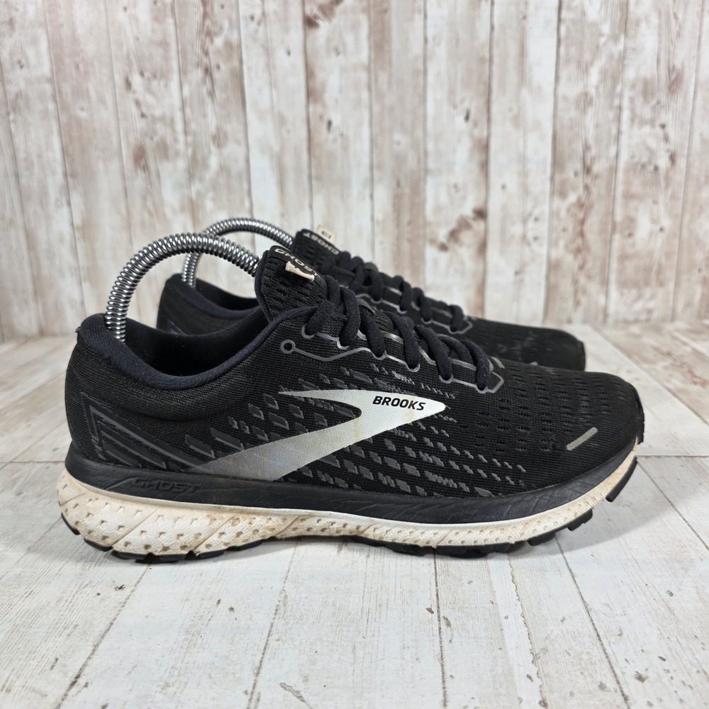 Brooks Ghost 13 Womens Black Running Shoes 1203381B012 Size 8 B